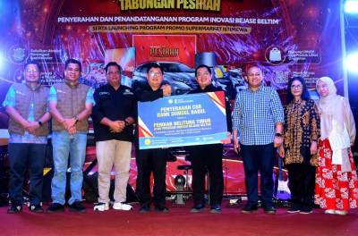 Semarak Malam Minggu di Manggar Bank Sumsel Babel Cabang Manggar Seremonial Hadiah Super Grand Prize Tabungan Pesirah dan Csr Bejase Beltim